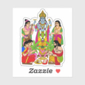 Lord Satyanarayan Sticker (Vel)
