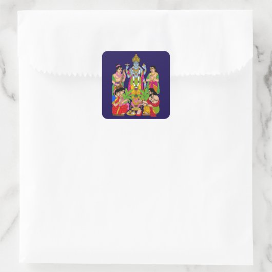 Lord Satyanarayan Sticker (Tas)