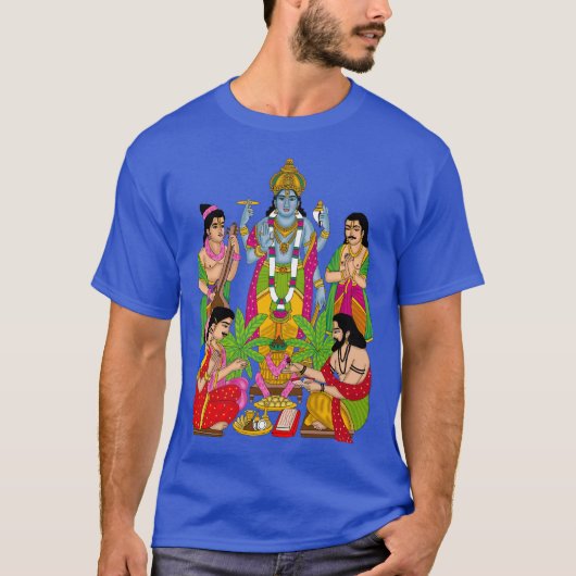 Lord Satyanarayan T-Shirt (Voorkant)