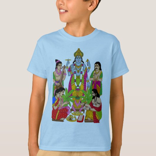 Lord Satyanarayan T-shirt (Voorkant)