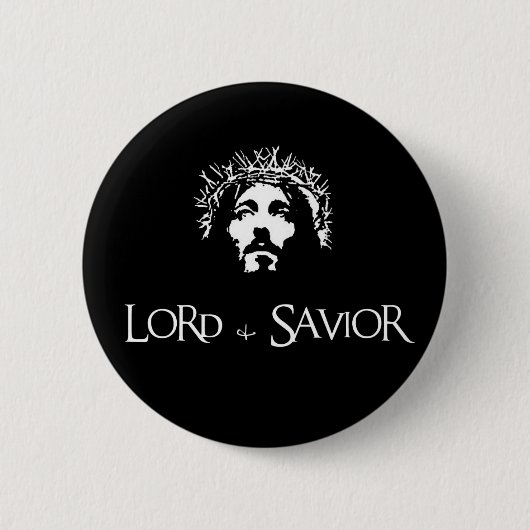 Lord & Savior Ronde Button 5,7 Cm (Voorkant)