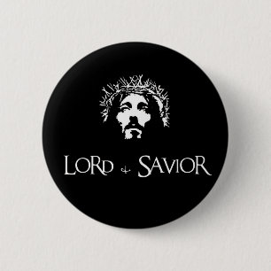 Lord & Savior Ronde Button 5,7 Cm