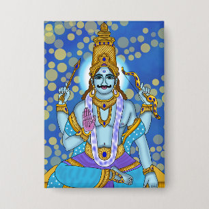 Lord Shani Dev-knop Button