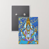 Lord Shani Dev-knop Button (Voorkant / Achterkant)