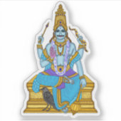 Lord Shani Dev Sticker (Voorkant)