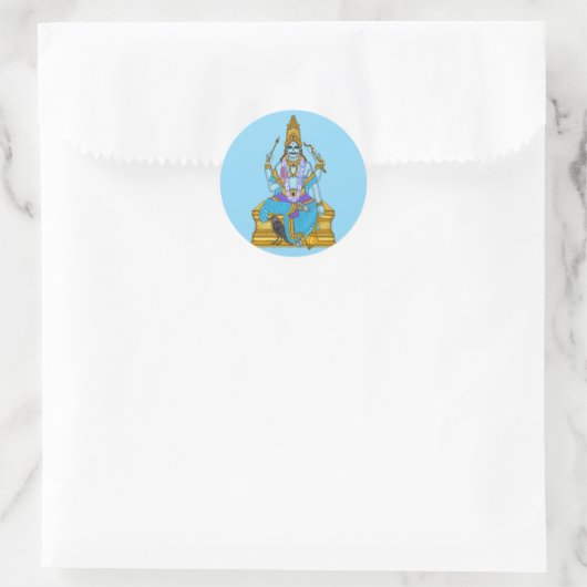 Lord Shani Dev Sticker (Tas)