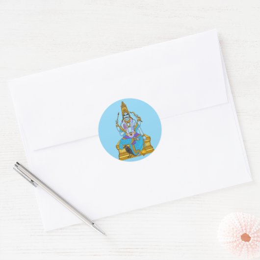 Lord Shani Dev Sticker (Envelop)