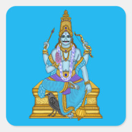Lord Shani Dev-sticker Vierkante Sticker