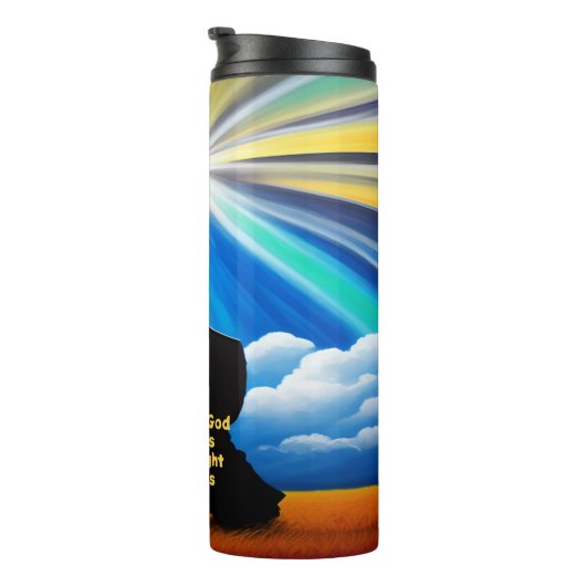 Lord Shine Uw Lichte Thermische Tumbler Thermosbeker (Geroteerd rechts)