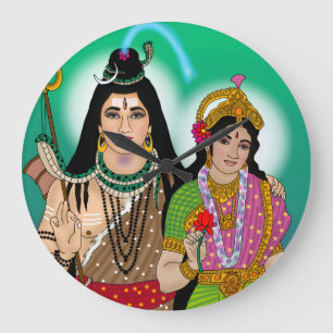Lord Shiv Parvati Klok