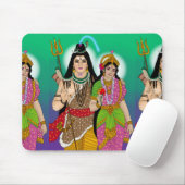 Lord Shiv-Parvati Mouse Pad Muismat (Met muis)