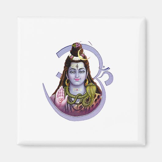 Lord Shiva Afbeelding Magneet (Voorkant)