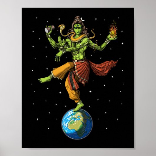 Lord Shiva Alien Poster (Voorkant)