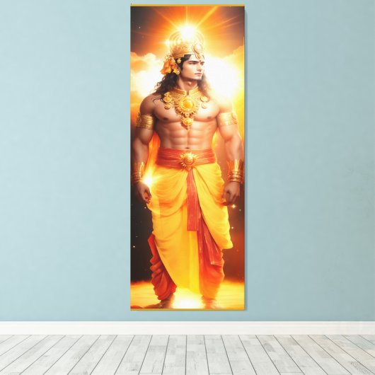 Lord Shiva Canvas Afbeelding (Insitu (Houten vloer))