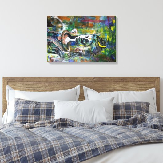 Lord Shiva Canvas Afdruk (Insitu (Slaapkamer))