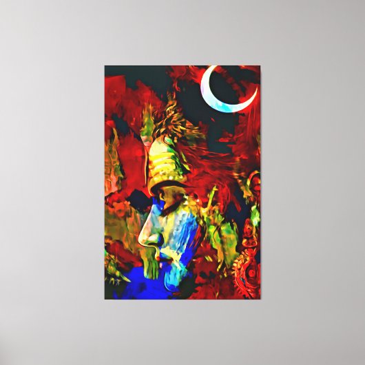 Lord Shiva Canvas Afdruk (Voorkant)