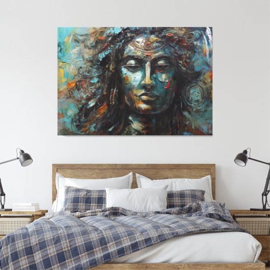 Lord shiva canvas schilderij (Insitu (Slaapkamer))