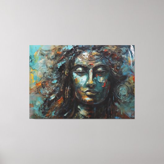 Lord shiva canvas schilderij (Voorkant)