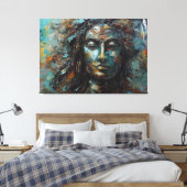 Lord shiva canvas schilderij afdruk (Insitu (Slaapkamer))
