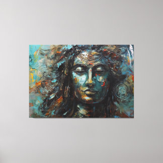 Lord shiva canvas schilderij afdruk