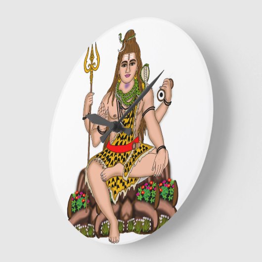 Lord Shiva Clock Grote Klok (Hoek)