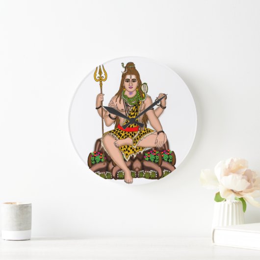 Lord Shiva Clock Grote Klok (Huis)