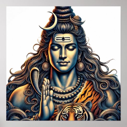 Lord Shiva - De kosmische ontwikkeling van de sche Poster (Voorkant)