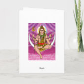 Lord Shiva Greeting Card Kaart (Achterkant)