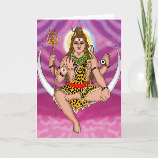 Lord Shiva Greeting Card Kaart (Voorkant)