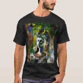 Lord Shiva Handpainted en T-shirt (Voorkant)