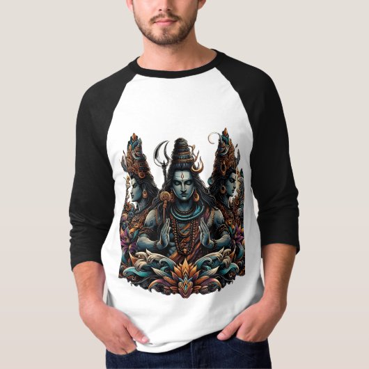 Lord Shiva: Het eeuwige yogi T-shirt (Voorkant)