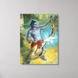 Lord Shiva Hindu God - Ingewikkeld Canvas Afdruk