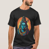 Lord Shiva Hindu God Mahadeva Trident Hindoeïsme D T-shirt (Voorkant)