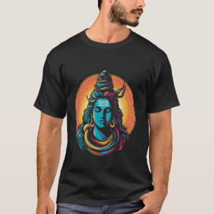 Lord Shiva Hindu God Mahadeva Trident Hindoeïsme D T-shirt