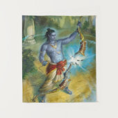 Lord Shiva Hindu God - Tapestry Wandkleed (Voorkant)