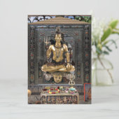 Lord Shiva Hindu Temple #2 Uitnodiging 5 x 7 inch (Staand voorkant)