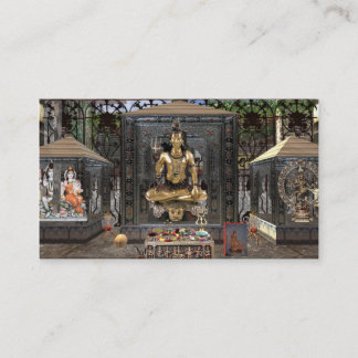 Lord Shiva Hindu Temple Visitekaartjes, 100 stuks Visitekaartje