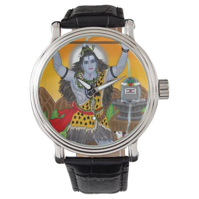 Lord Shiva-horloge Horloge (Voorkant)
