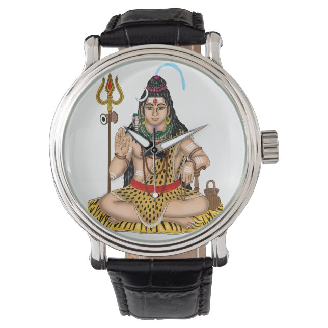 Lord Shiva-horloge Horloge (Voorkant)