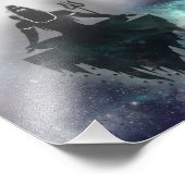 Lord Shiva in Meditation Position, een Universele  Foto Afdruk (Hoek)