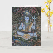 Lord Shiva Kaart (Gele Bloem)
