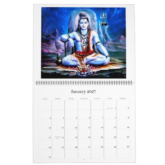 lord shiva kalender (Jan 2027)
