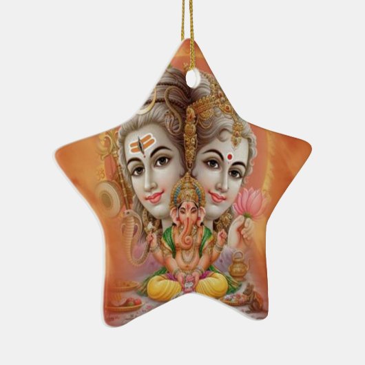 Lord Shiva Keramisch Ornament (Rechts)