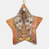 Lord Shiva Keramisch Ornament (Links)