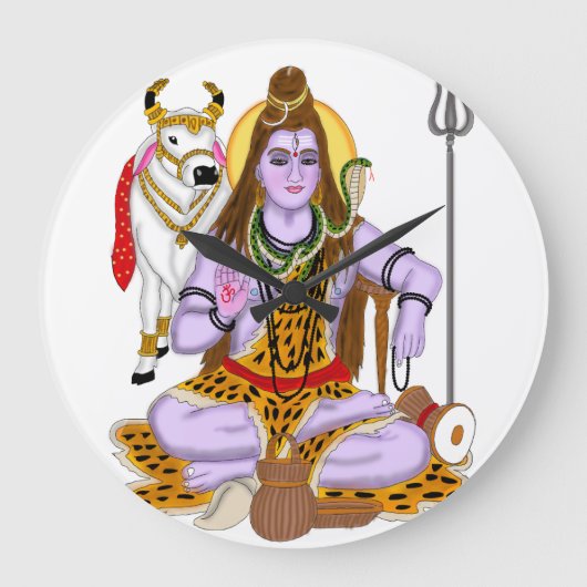 Lord Shiva-klok Grote Klok (Voorkant)