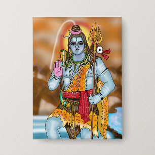 Lord Shiva-knop Button