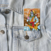 Lord Shiva-knop Button (Insitu)