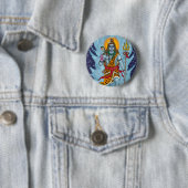 Lord Shiva-knopbadge Ronde Button 5,7 Cm (In situ)