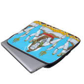 Lord Shiva-laptophoes Laptop Sleeve (Voorkant onderkant)