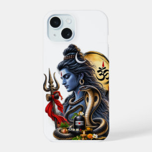 Lord Shiva Mahadev spirituele telefoonhoes iPhone 15 Case